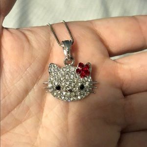 Hello Kitty Rhinestone Necklace